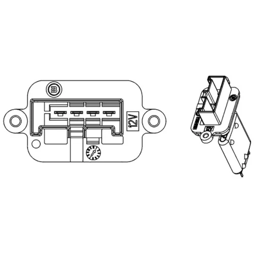 Odpor vnútorného ventilátora ABR 88 000P /MAHLE/ - obr. 1