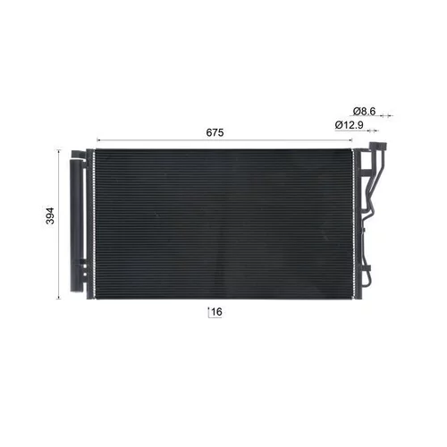 Kondenzátor klimatizácie AC 1026 000S /MAHLE/ - obr. 10