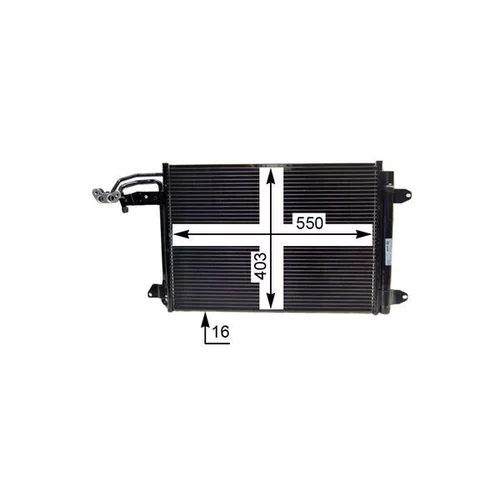 Kondenzátor klimatizácie AC 324 000P /MAHLE/ - obr. 4