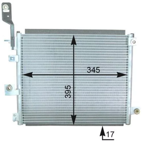 Kondenzátor klimatizácie AC 432 000P /MAHLE/ - obr. 1