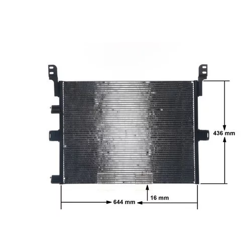 Kondenzátor klimatizácie AC 673 000S /MAHLE/ - obr. 13