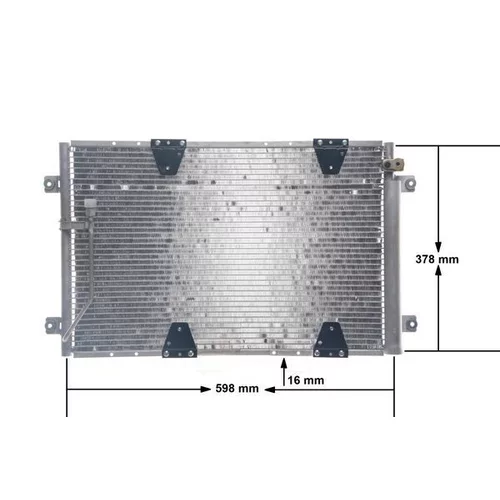 Kondenzátor klimatizácie AC 713 000S /MAHLE/ - obr. 11