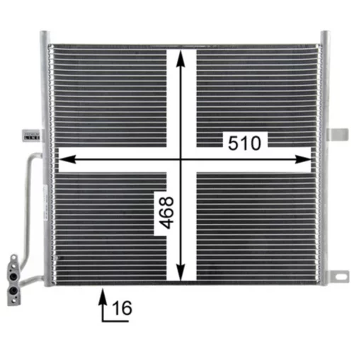 Kondenzátor klimatizácie AC 837 000P /MAHLE/ - obr. 8
