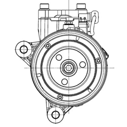 Kompresor klimatizácie ACP 600 000P /MAHLE/ - obr. 2