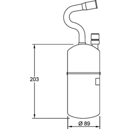 Vysúšač klimatizácie AD 34 000S /MAHLE/ - obr. 1