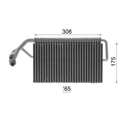 Výparník klimatizácie AE 56 000P /MAHLE/ - obr. 12