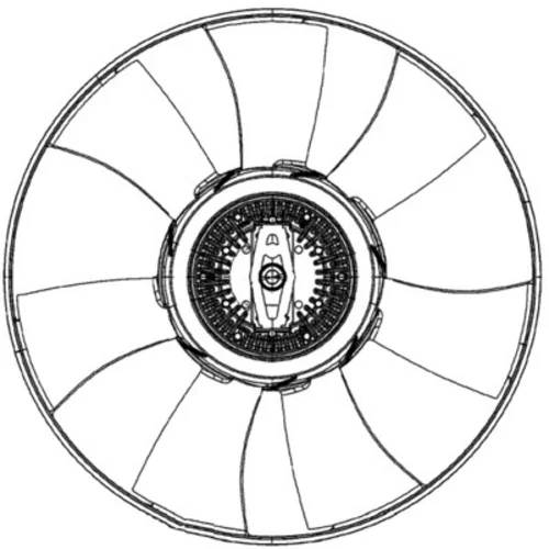 Ventilátor chladenia motora CFF 493 000P /MAHLE/ - obr. 3