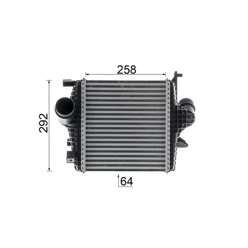 Chladič plniaceho vzduchu CI 672 000P /MAHLE/ - obr. 10