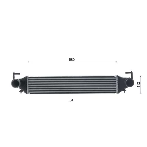 Chladič plniaceho vzduchu CI 683 000S /MAHLE/ - obr. 9