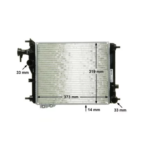 Chladič motora CR 1115 000P /MAHLE/ - obr. 9