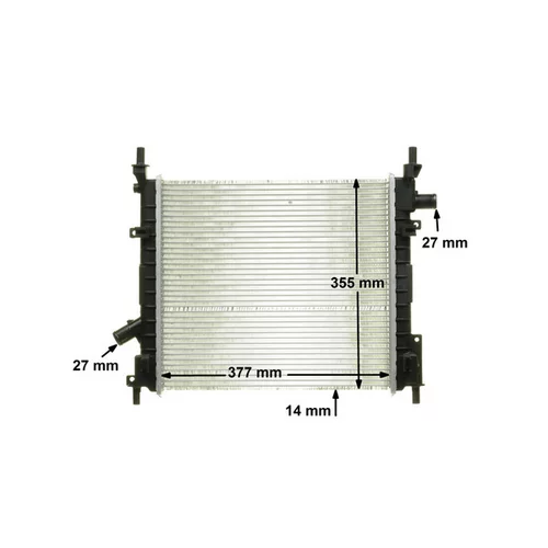 Chladič motora CR 1349 000P /MAHLE/ - obr. 14