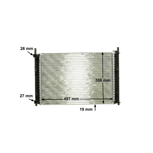 Chladič motora CR 1354 000P /MAHLE/ - obr. 16