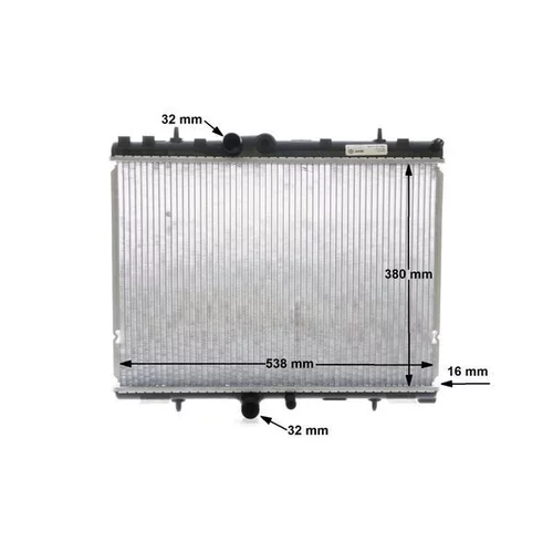 Chladič motora CR 1501 000S /MAHLE/ - obr. 18