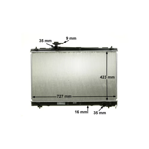 Chladič motora CR 1866 000S /MAHLE/ - obr. 9