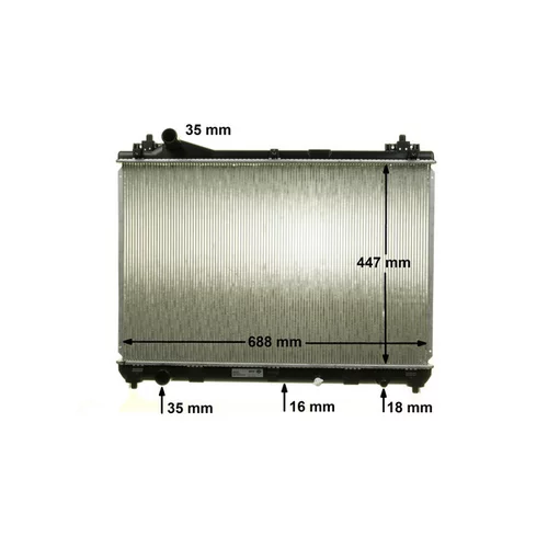 Chladič motora CR 1871 000S /MAHLE/ - obr. 9
