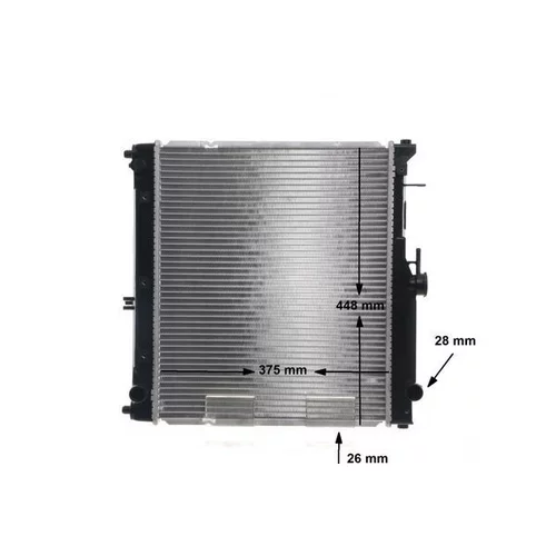 Chladič motora CR 1964 000S /MAHLE/ - obr. 10