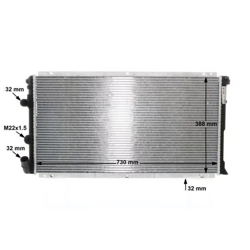 Chladič motora CR 204 000S /MAHLE/ - obr. 17