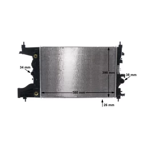Chladič motora CR 2123 000S /MAHLE/ - obr. 18