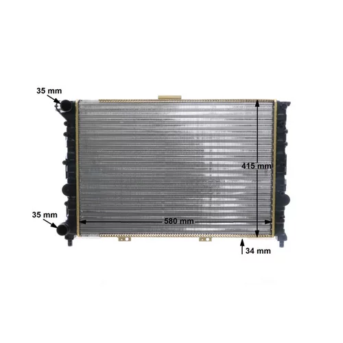 Chladič motora CR 518 000S /MAHLE/ - obr. 18