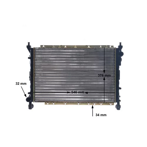 Chladič motora CR 621 000S /MAHLE/ - obr. 11