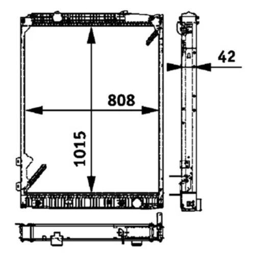 Chladič motora CR 686 000P /MAHLE/ - obr. 1