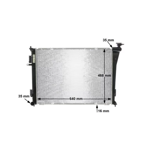 Chladič motora CR 846 000S /MAHLE/ - obr. 12