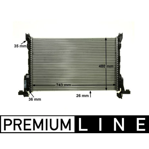 Chladič motora MAHLE CR 85 000P
