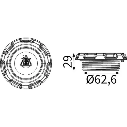 Uzáver chladiča MAHLE CRB 146 000S