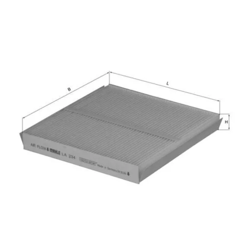 Filter vnútorného priestoru LA 234 /MAHLE/ - obr. 1