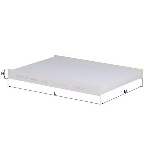 Filter vnútorného priestoru LA 463 /MAHLE/ - obr. 1