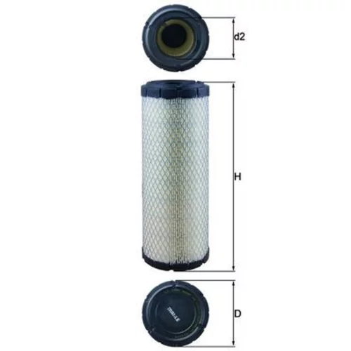 Vzduchový filter MAHLE LX 1240
