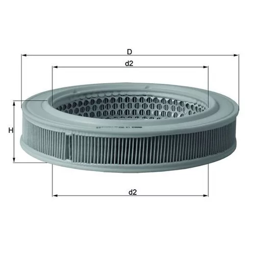 Vzduchový filter LX 552 /MAHLE/