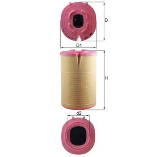Vzduchový filter MAHLE LX 5888