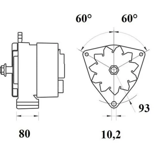 Alternátor MG 773 /MAHLE/ - obr. 4