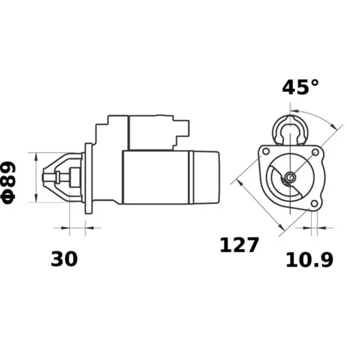 Štartér MS 138 /MAHLE/ - obr. 4