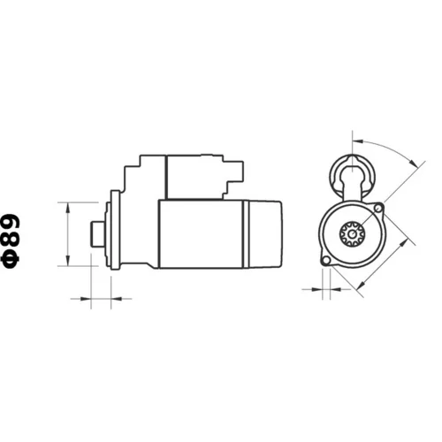 Štartér MS 201 /MAHLE/ - obr. 3