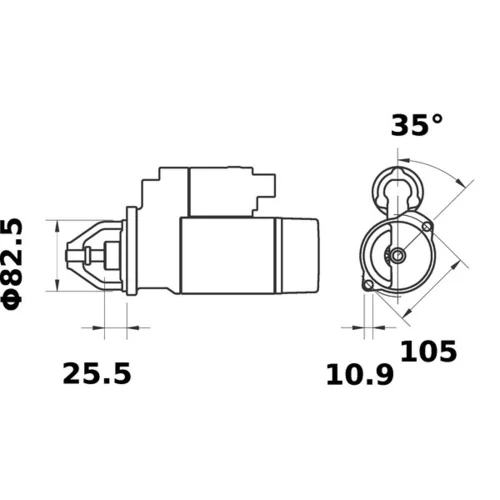 Štartér MS 27 /MAHLE/ - obr. 4