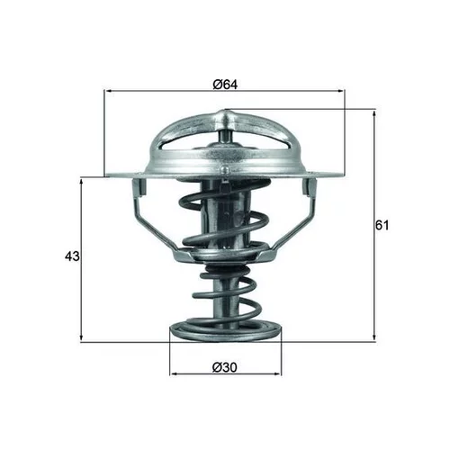 Termostat chladenia MAHLE TX 178 78D