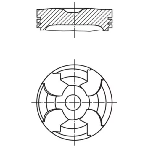 Piest 001 02 00 /MAHLE/ - obr. 1