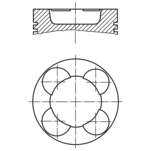 Piest 003 54 13 /MAHLE/ - obr. 1