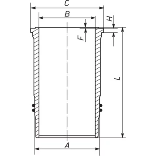Vložka valcov 101 WN 16 00 /MAHLE/ - obr. 1