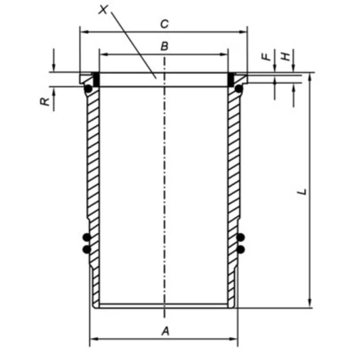 Vložka valcov 227 LW 00111 000 /MAHLE/