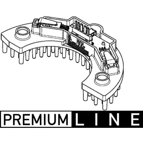 Regulator, ventilator vnutorneho priestoru MAHLE ABR 58 000P