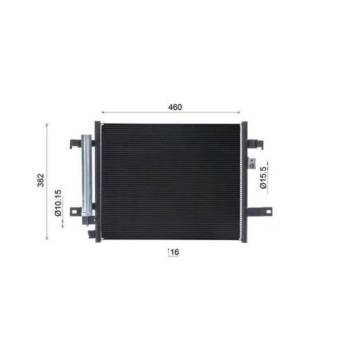 Kondenzátor klimatizácie AC 1071 000S /MAHLE/ - obr. 8