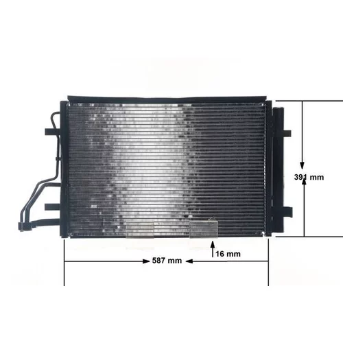 Kondenzátor klimatizácie AC 697 000S /MAHLE/ - obr. 12