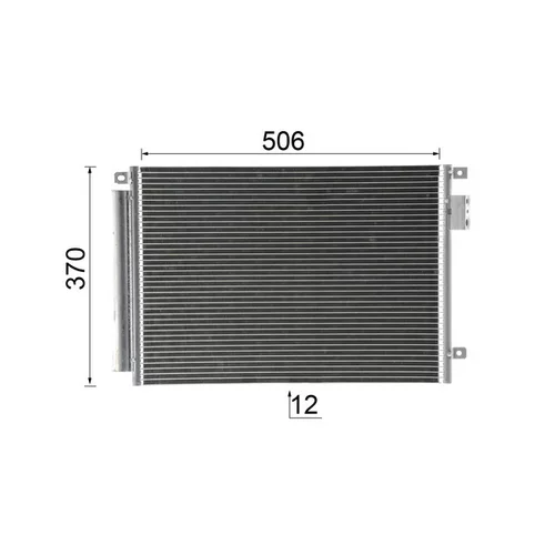 Kondenzátor klimatizácie AC 787 000P /MAHLE/ - obr. 10
