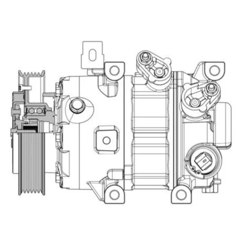 Kompresor klimatizácie ACP 635 000P /MAHLE/ - obr. 1