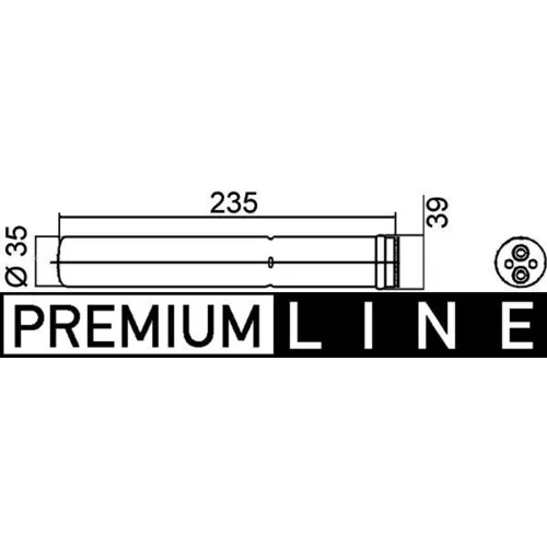 Vysúšač klimatizácie AD 259 000P /MAHLE/ - obr. 3