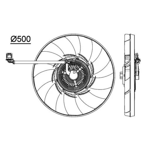 Ventilátor chladenia motora CFF 476 000P /MAHLE/ - obr. 1