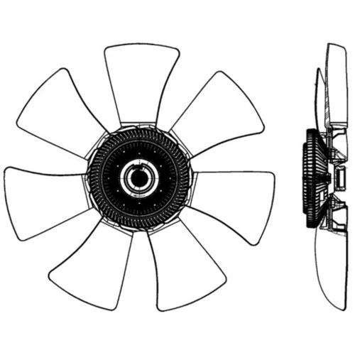 Ventilátor chladenia motora CFF 491 000P /MAHLE/ - obr. 1